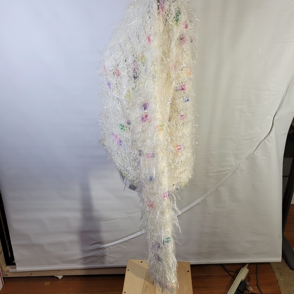 Creazioni effeci Womans Mohair Blend Shaggy Colorful Sweater Size Large - Picture 6 of 8